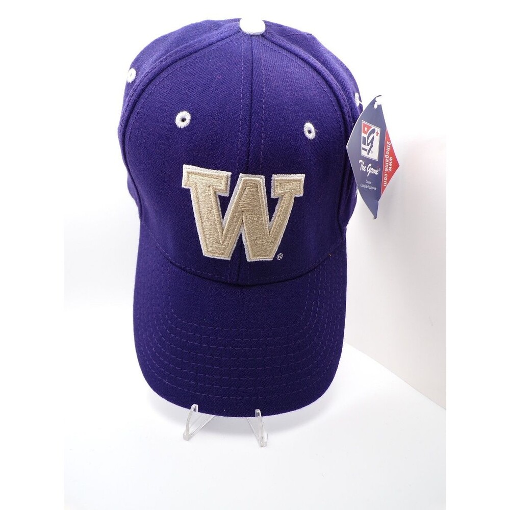 The Game Washington Huskies Purple Stretch Baseball Cap Size 6 7/8 Men